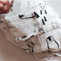 Maccie Bamboo Baby Blanket - Scandi Animals